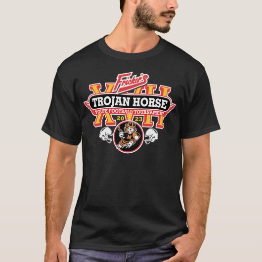 2023 Trojaans paard - Massillon Tigers Design T-shirt (Voorkant)