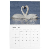 2023 Trumpeter Swan Wall Agenda Kalender (Feb 2027)
