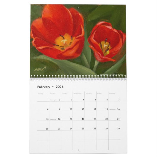 2023 Tulpventilatorkalender Kalender (Feb 2026)