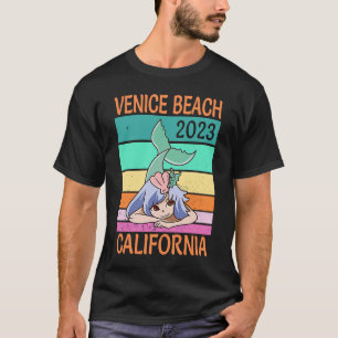 2023 Venice Beach Vakantie Zeemeermin T-shirt