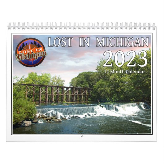 2023 Verloren in Michigan wall kalender (Hoes)
