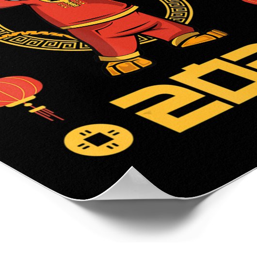 2023 Vietnamees nieuwjaar Chuc Mung Nam Moi Poster (Hoek)