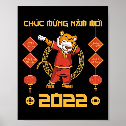 2023 Vietnamees nieuwjaar Chuc Mung Nam Moi Poster (Voorkant)