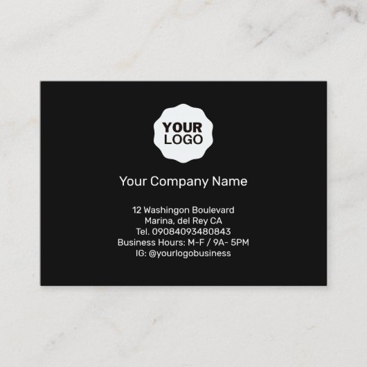 2023 Visitekaartje voor speciale acties - Maandag  (Voorkant)