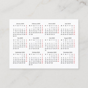 2023 Visitekaartje voor speciale acties - Maandag 