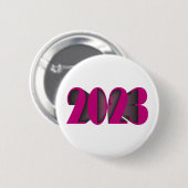 2023 VIVA MAGENTA RONDE BUTTON 5,7 CM (Voorkant /achterkant)