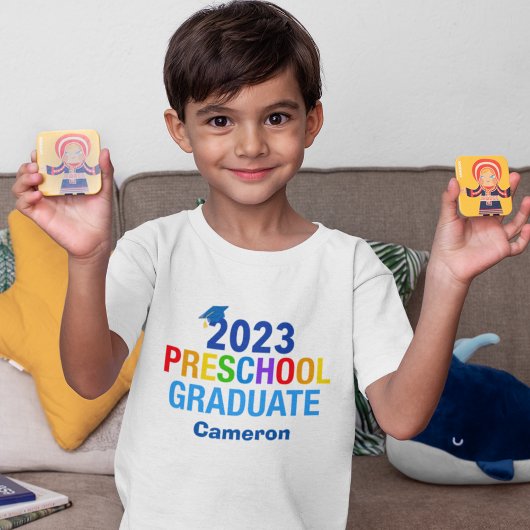 2023 Voorschoolse Afstuderen Aangepaste Kinderen A T-shirt