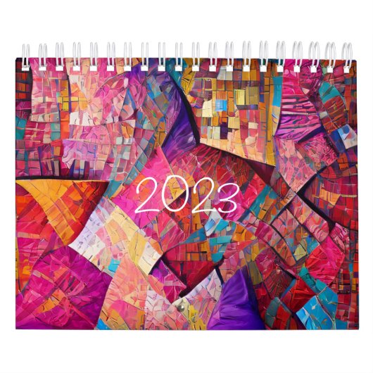 2023 Waiola Quilting Two Page SmallCalendar, White Kalender (Hoes)