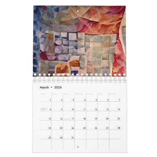 2023 Waiola Quilting Two Page SmallCalendar, White Kalender (Mar 2026)