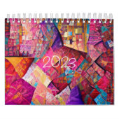 2023 Waiola Quilting Two Page SmallCalendar, White Kalender (Hoes)