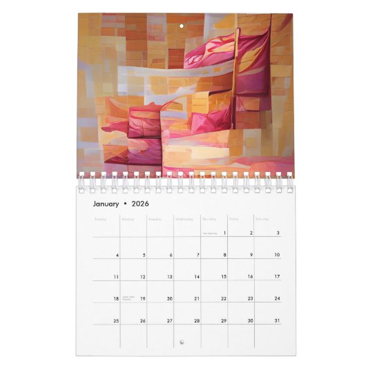 2023 Waiola Quilting Two Page SmallCalendar, White Kalender (Jan 2026)
