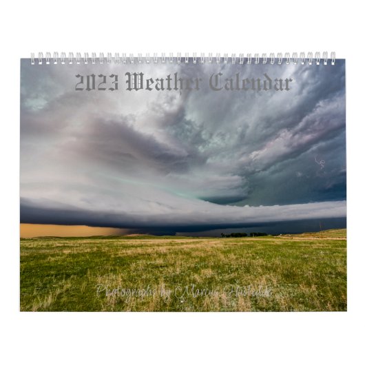 2023 Weather Calendar by Marcus Hustedde Kalender (Hoes)