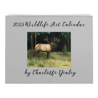 2023 Wildlife Art Calendar van Charlotte Yealey Kalender