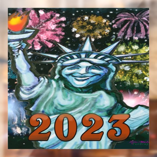 2023 Windows Cling Raamsticker (Vel 2)