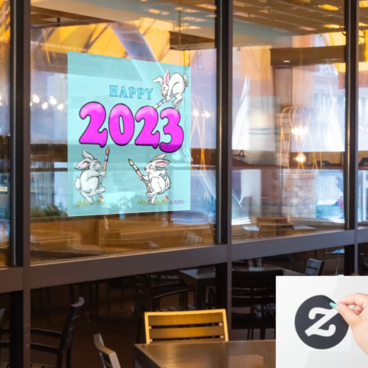 2023 Windows Cling Raamsticker (Restaurant Raam)