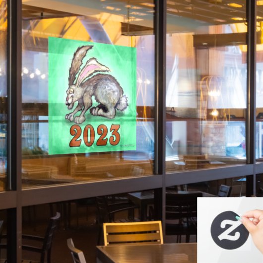 2023 Windows Cling Raamsticker (Restaurant Raam)