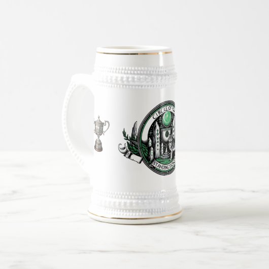 2023 Winter Term Stones Lodge Stein Bierpul (Voorkant links)