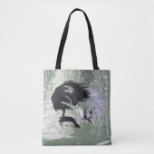2023 Winterpaarden 2-zijdig Tote Bag (Voorkant)
