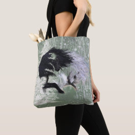 2023 Winterpaarden 2-zijdig Tote Bag