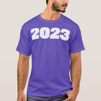 2023 Witte Tekst Minimale Typografie T-shirt