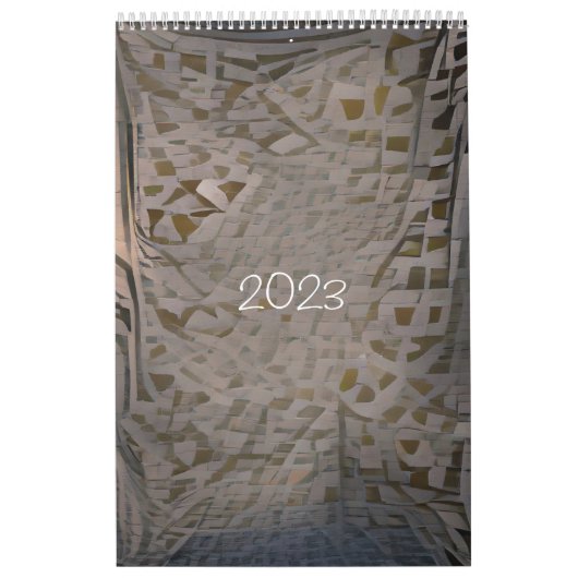 2023 Wylie Quilting OnePage MediumCalendar, White Kalender (Hoes)