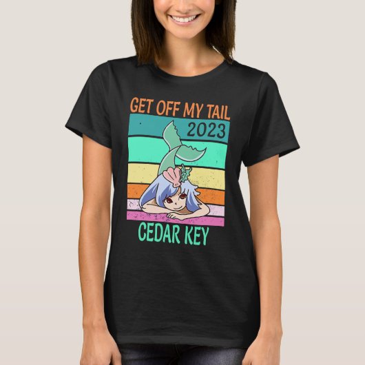2023 Zeesleutel Vakantie Zeemeermin T-shirt (Voorkant)