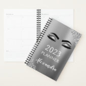 2023 Zilver Glitter Sparkle Wimpers Glam Planner (Display)