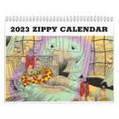 2023 ZIPPY-kalender Kalender (Hoes)