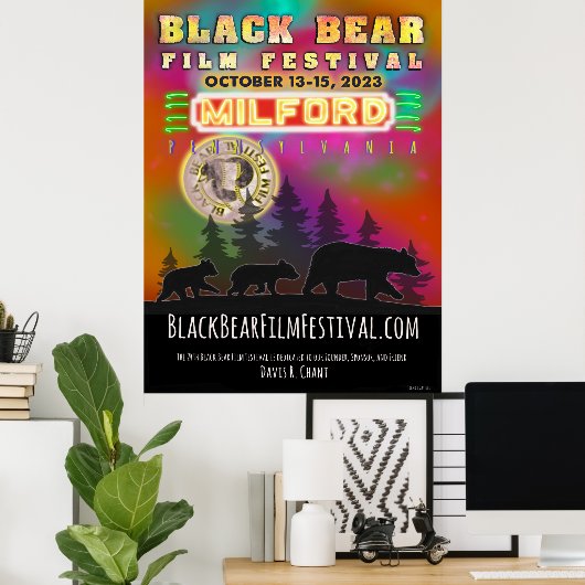 2023 Zwart Beer Film Festival Poster (Thuiskantoor)