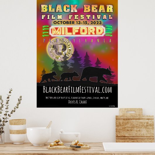 2023 Zwart Beer Film Festival Poster (Keuken)