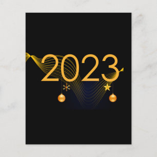 2023 Zwart en goud Flyer