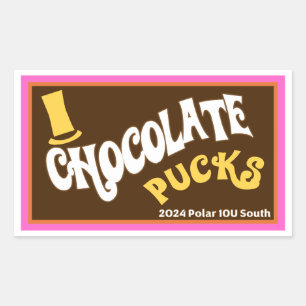 2024 10U Zuid Chocolade Pucks - Bar Sticker