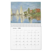 2024 12 MONTH CALENDAR Claude Monet paintings Kalender (Jan 2026)