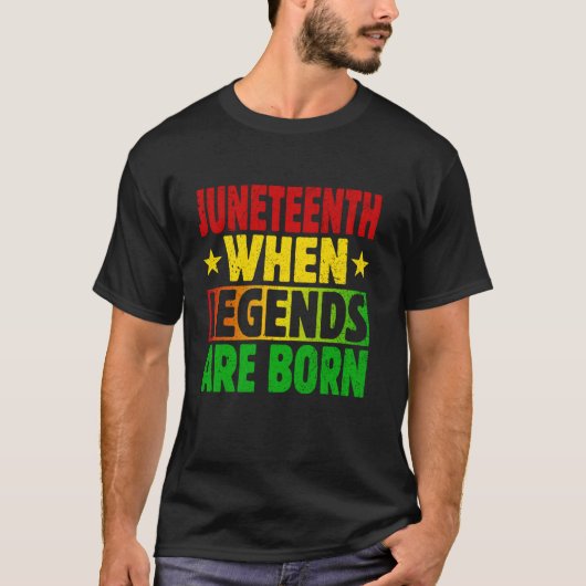 2024 19 juni Verjaardag - 19 juni Juneteenth Bi T-shirt (Voorkant)