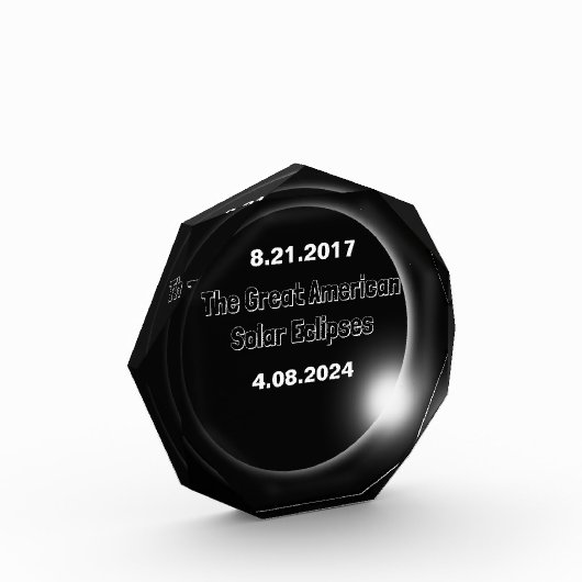 2024 & 2017 Dubbel Gedateerde Zonsverduistering Fotoblokken (Links)