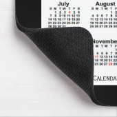 2024 2024 2010 20Tone Black Calendar van Janz Muismat (Hoek)