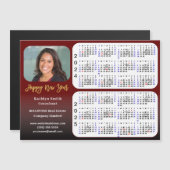 2024 2025 Agenda Corporate Photo Red Magnetic (Voorkant / Achterkant)