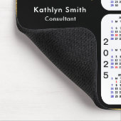 2024 - 2025 Kalender Gold Script Corporate Photo Muismat (Hoek)
