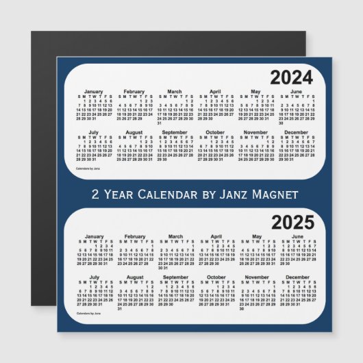 2024-2025 Politiedoos Blauw 2 jaar Agenda van Janz (Voorkant / Achterkant)