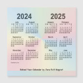2024-2025 Schoolagenda voor de regenboog van Janz (Voorkant)