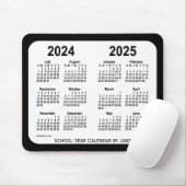 2024-2025 Schoolkalender voor zwart-wit door Janz Muismat (Met muis)