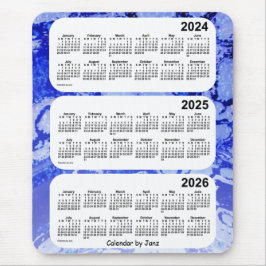 2024-2026 Blue Galaxy 3 Year Agenda van Janz Muismat