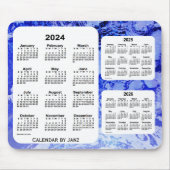 2024-2026 Blue Galaxy 3 Year Agenda van Janz Muismat (Voorkant)