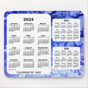 2024-2026 Blue Galaxy 3 Year Agenda van Janz Muismat