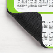 2024-2026 Geel groen 3 jaar agenda van Janz Muismat (Hoek)