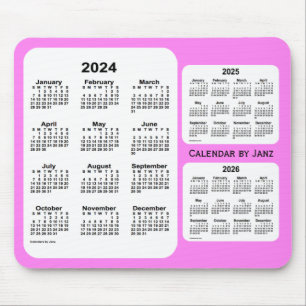 2024-2026 Violet 3 Year Agenda van Janz Muismat