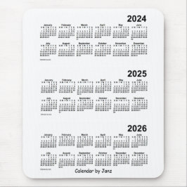 2024-2026 White 3 Year Agenda van Janz Muismat
