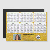 2024 - 2029 Calendar Corporate Logo Gold Magnetic (Voorkant / Achterkant)