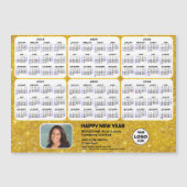 2024 - 2029 Calendar Corporate Logo Gold Magnetic (Voorkant)