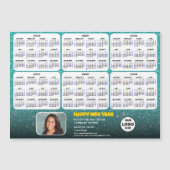 2024 - 2029 Calendar Corporate Logo Green Magnetic (Voorkant)